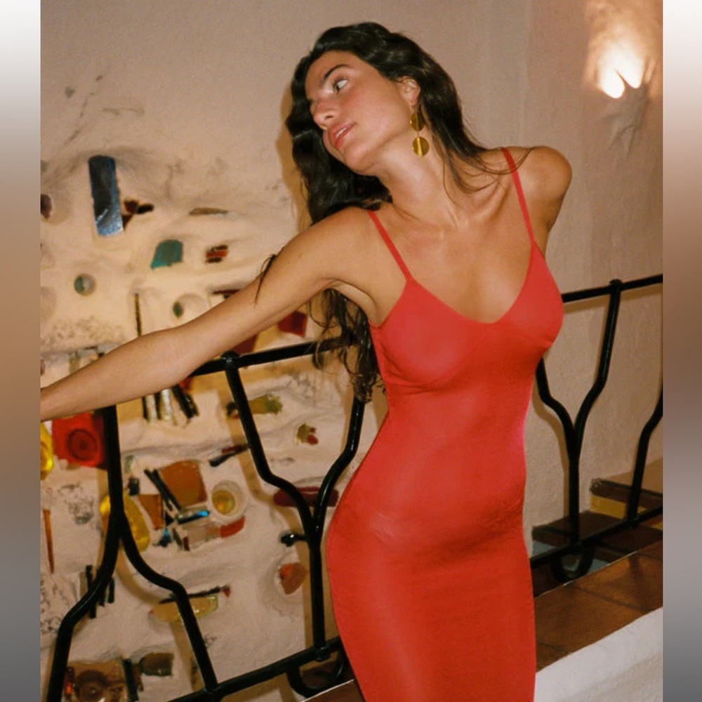 Asta resort Red Maxi Dress